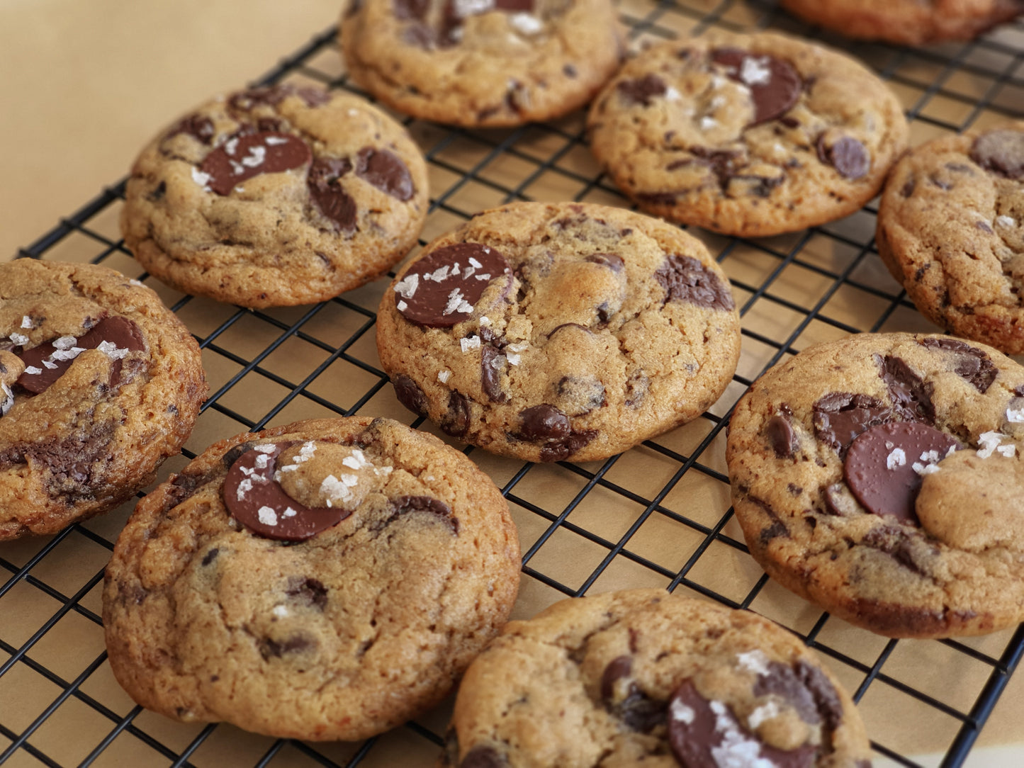 Dark Chocolate Chunk with Sea Salt Cookies